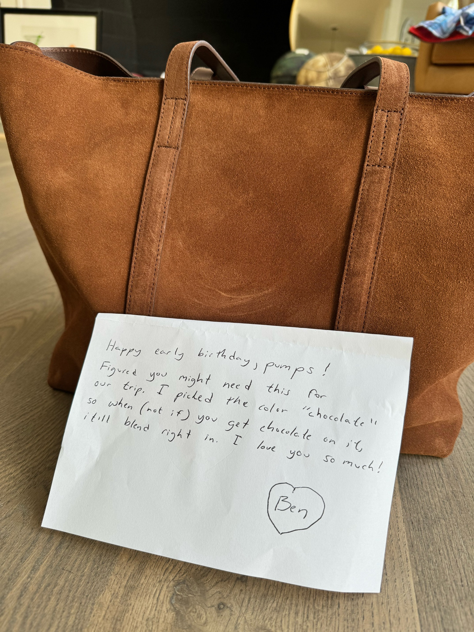 Hubby got me My dream chocolate suede bag for my birthday!! From Sezane and it’s even more perfect in person!! 

#LTKSeasonal #LTKGiftGuide #LTKWorkwear