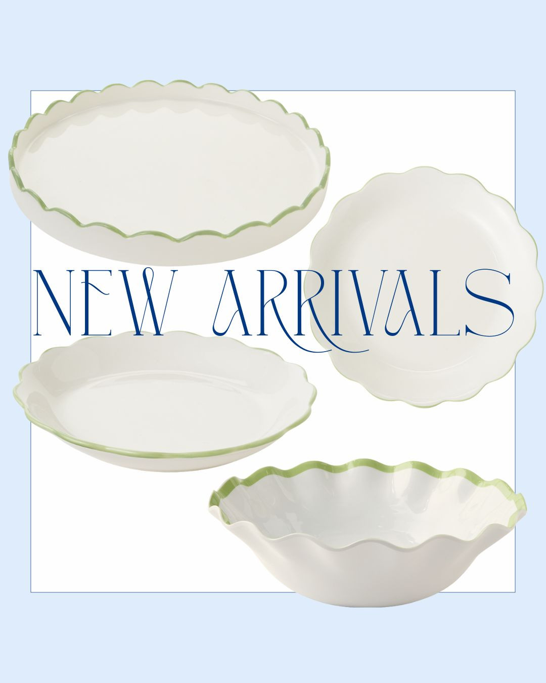 Melamine Ruffle Dinnerware! On sale now!  

 #LTKHome #LTKSaleAlert