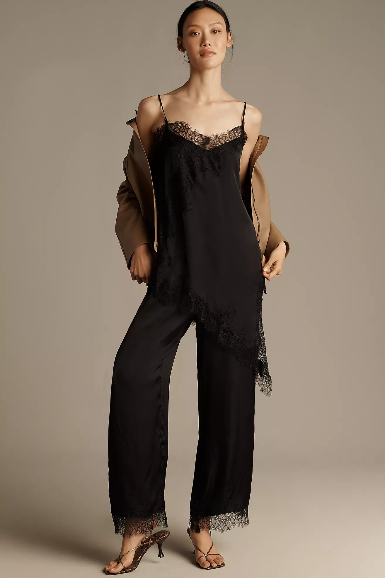 LyreBird Heirloom Lace Asymmetrical Camisole | Anthropologie (US)