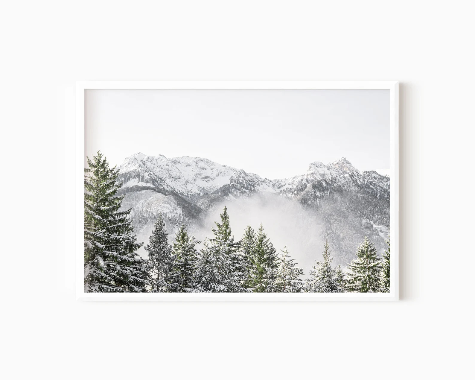 Mountain Art Print | Mountain Printable Wall Art | Landscape Art | Mountain And Forest | Misty Fo... | Etsy (US)