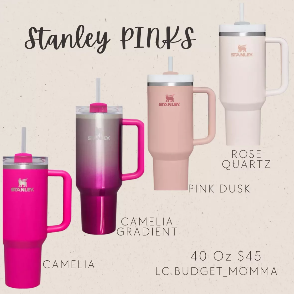 Stanley 40 oz Pink Dusk