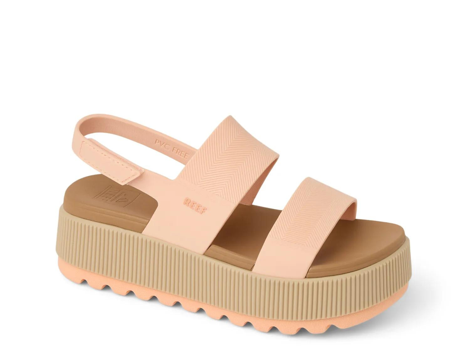 Reef Water Vista Higher Platform Sandal | Women's | Light Pink | Size 7 | Sandals | Lug | Slingback | DSW