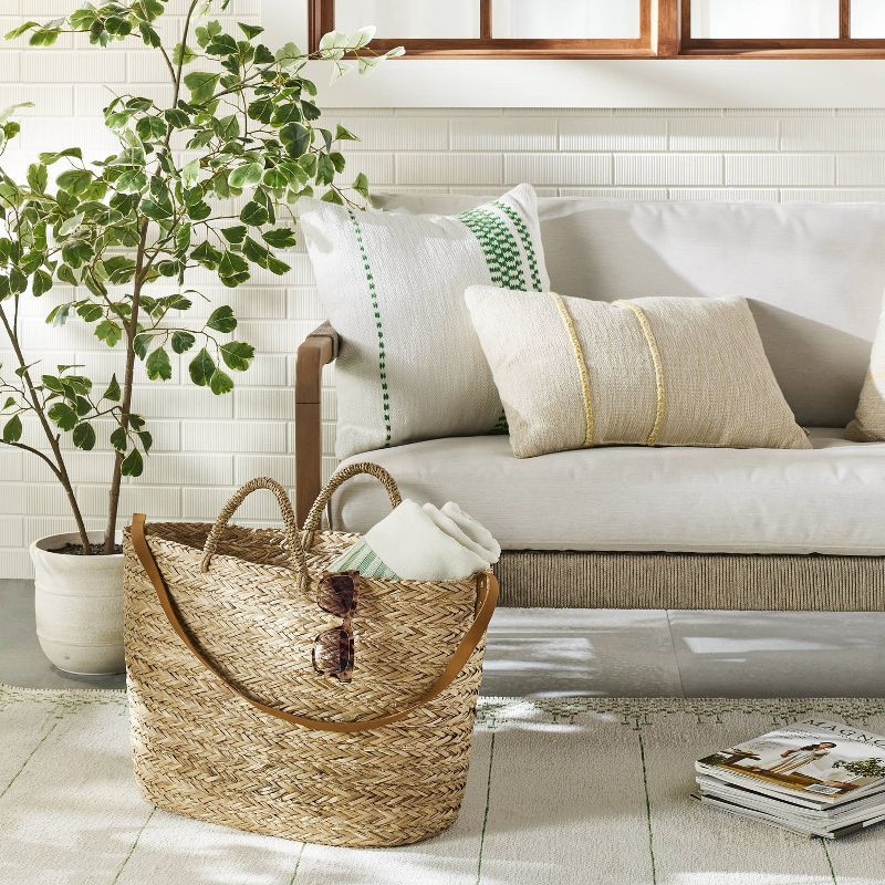 Natural Woven Summer Tote - Hearth & Hand™ with Magnolia | Target