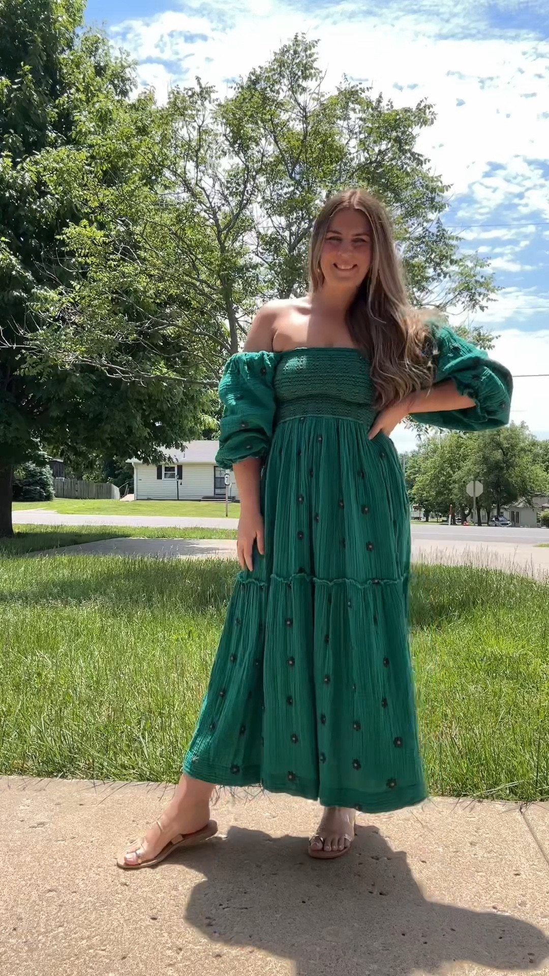 Beautiful day for a bridal shower 👰🏽‍♀️🤵🏽‍♂️

Free People dress: Medium (also added the Amazon dupe!)
Target sandals: 8.5 (On sale for Memorial Day! $15) 
Target earrings 

#LTKSeasonal #LTKSaleAlert #LTKSummerEdit