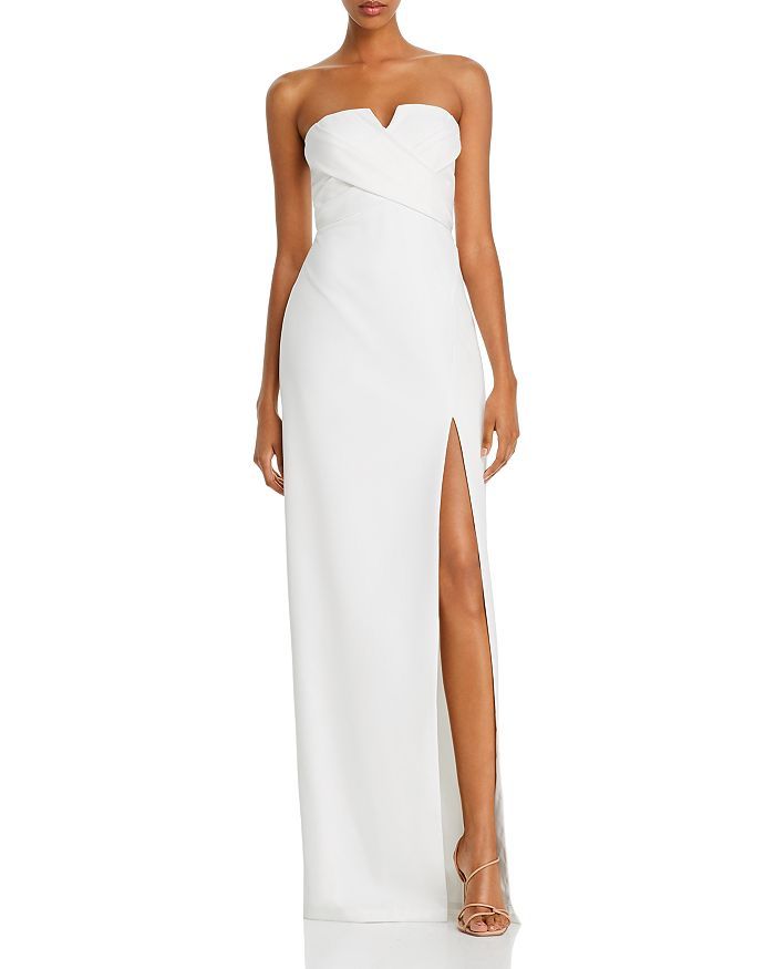 Strapless Crepe Gown | Bloomingdale's (US)