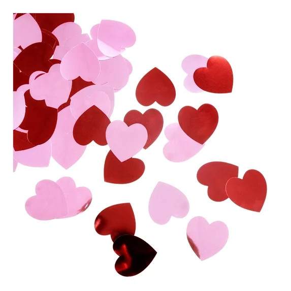 Heart-Shaped Table Scatter, Red and Pink, 3 oz, Valentine's Day by Way To Celebrate | Walmart (US)