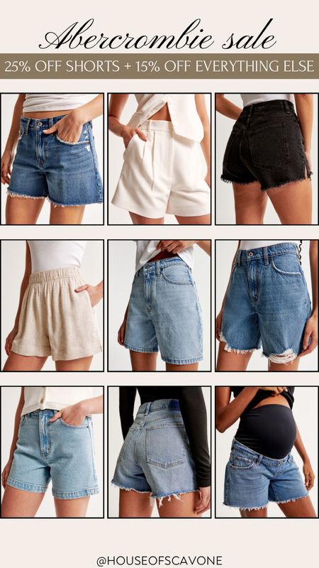 Abercrombie SALE 25% off shorts + 15% off everything else! No code needed! #abercrombiesale #ltkxabercrombie #shorts #linenshorts #jeanshorts #momshorts #dadshorts #rippedshorts #cuffedshorts #sale #summeroutfits

#LTKSaleAlert #LTKFindsUnder100 #LTKFindsUnder50