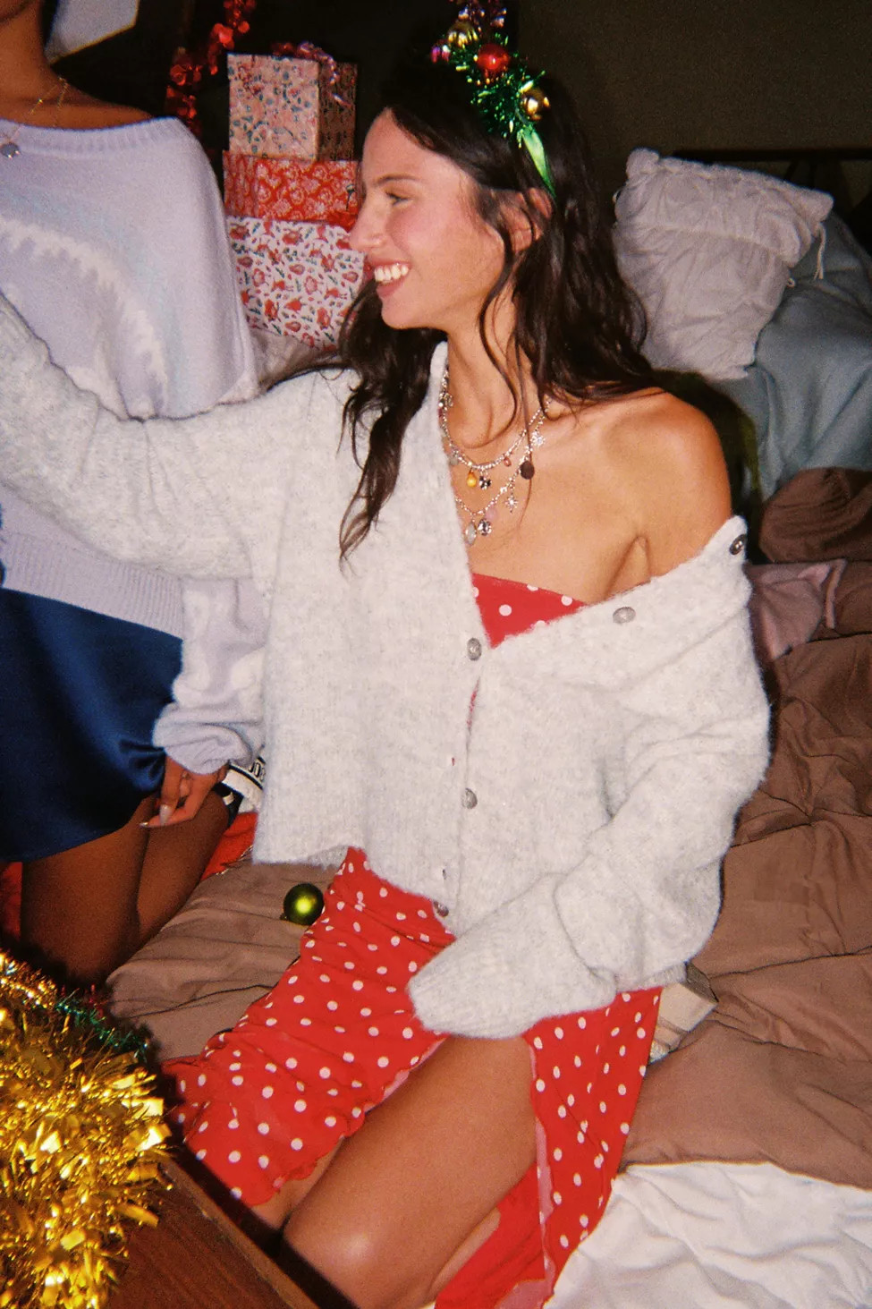 BDG Becca Brushed Knit Oversized Cardigan | Urban Outfitters (US and RoW)