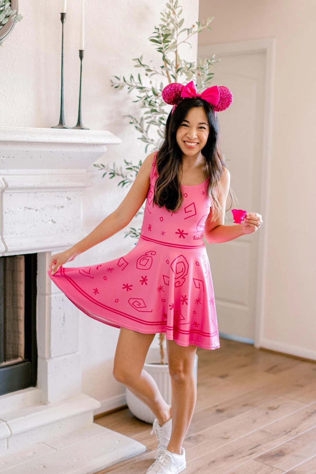 Pink Teacup Sleeveless Skater Dress Whimsical Elegance for - Etsy | Etsy (US)