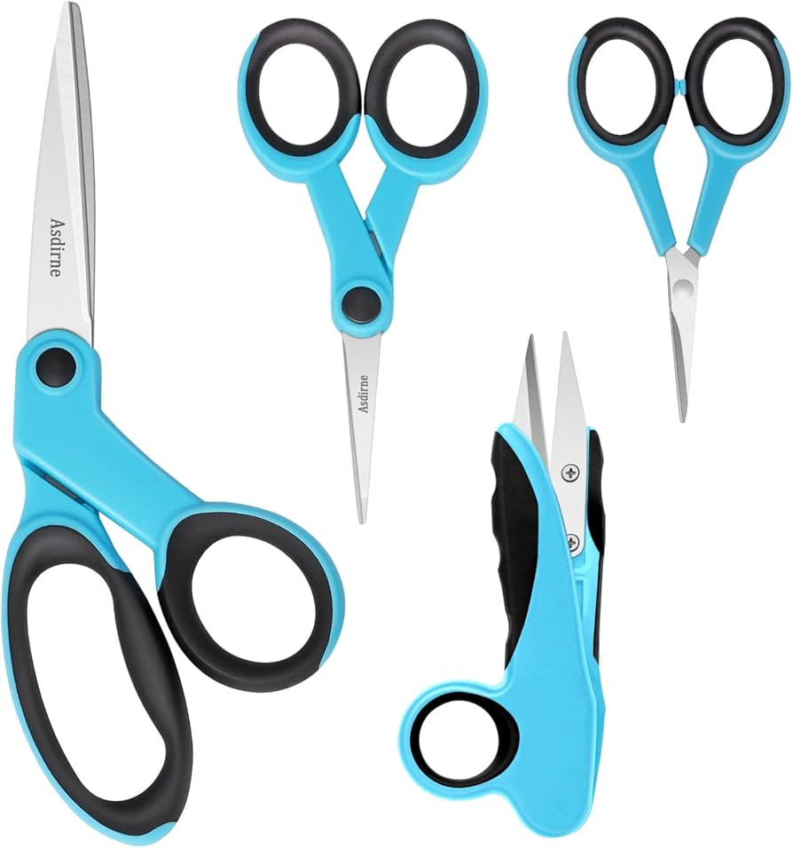 Premium sewing Scissors Bundle, Perfect Sewing Partners, Sharp and Durable, Comfortable Handle, C... | Amazon (US)