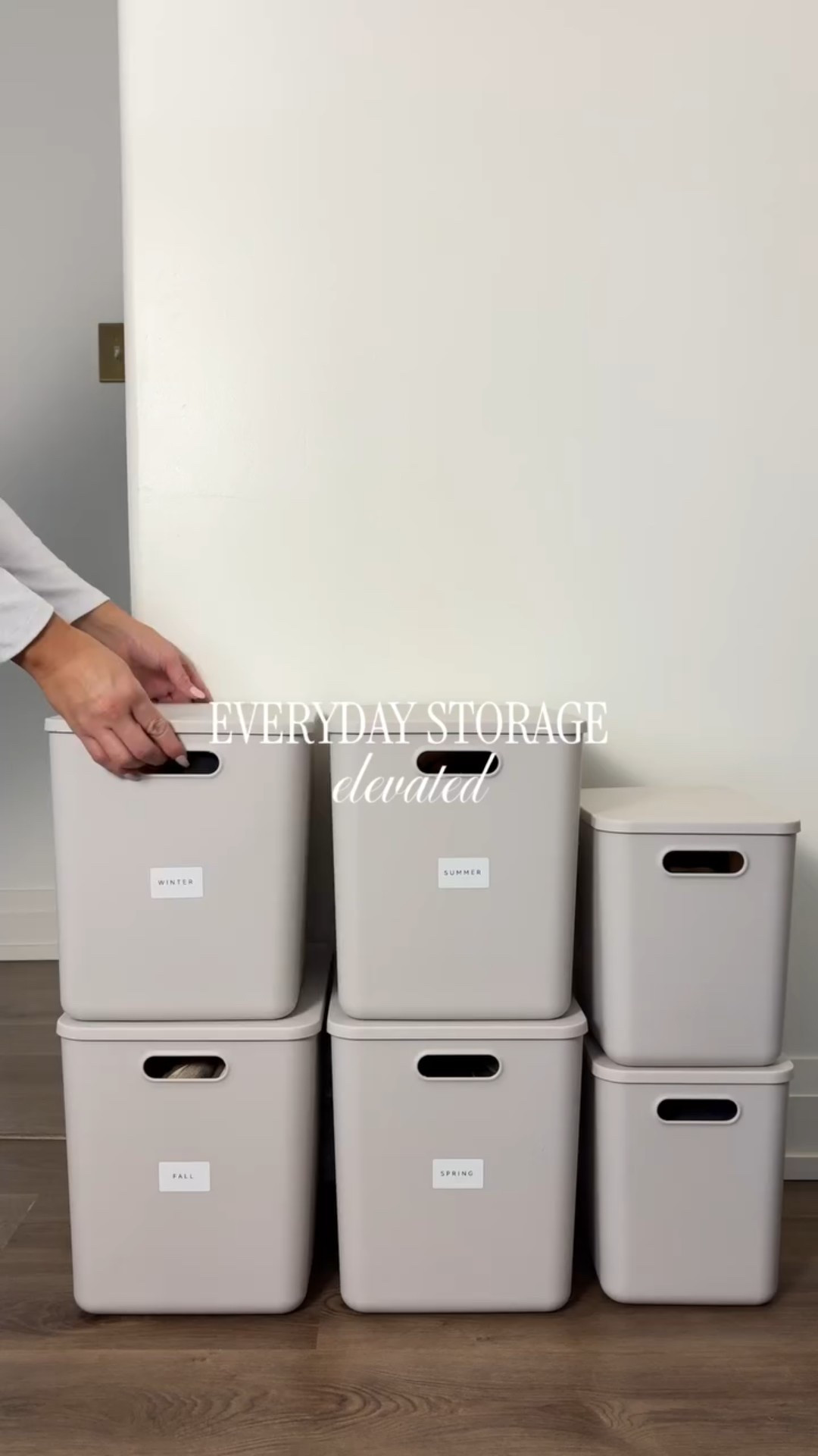 Comment BINS and I’ll share the ones I use most.

Storage bins are one of those small-home essentials that make everything feel instantly calmer.
These are the bins I use to keep clutter contained, shelves tidy, and everyday items easy to grab, without making spaces feel bulky or overstuffed.

They work for closets, entryways, kids’ stuff, pantries, and anywhere you need a little order.

#LTKSaleAlert #LTKmomlife #LTKHome