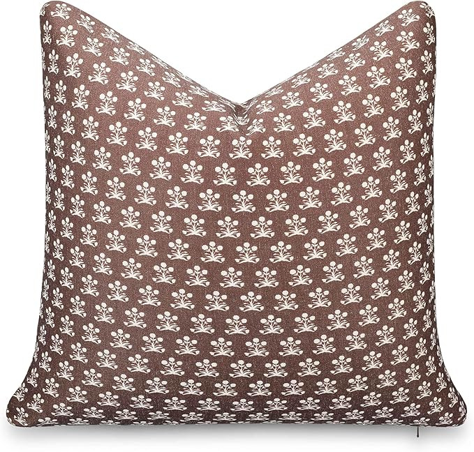 Crumbs Home Modern Farmhouse California Casual Indoor Outdoor Throw Pillow Cover, 22"x22" Water R... | Amazon (US)