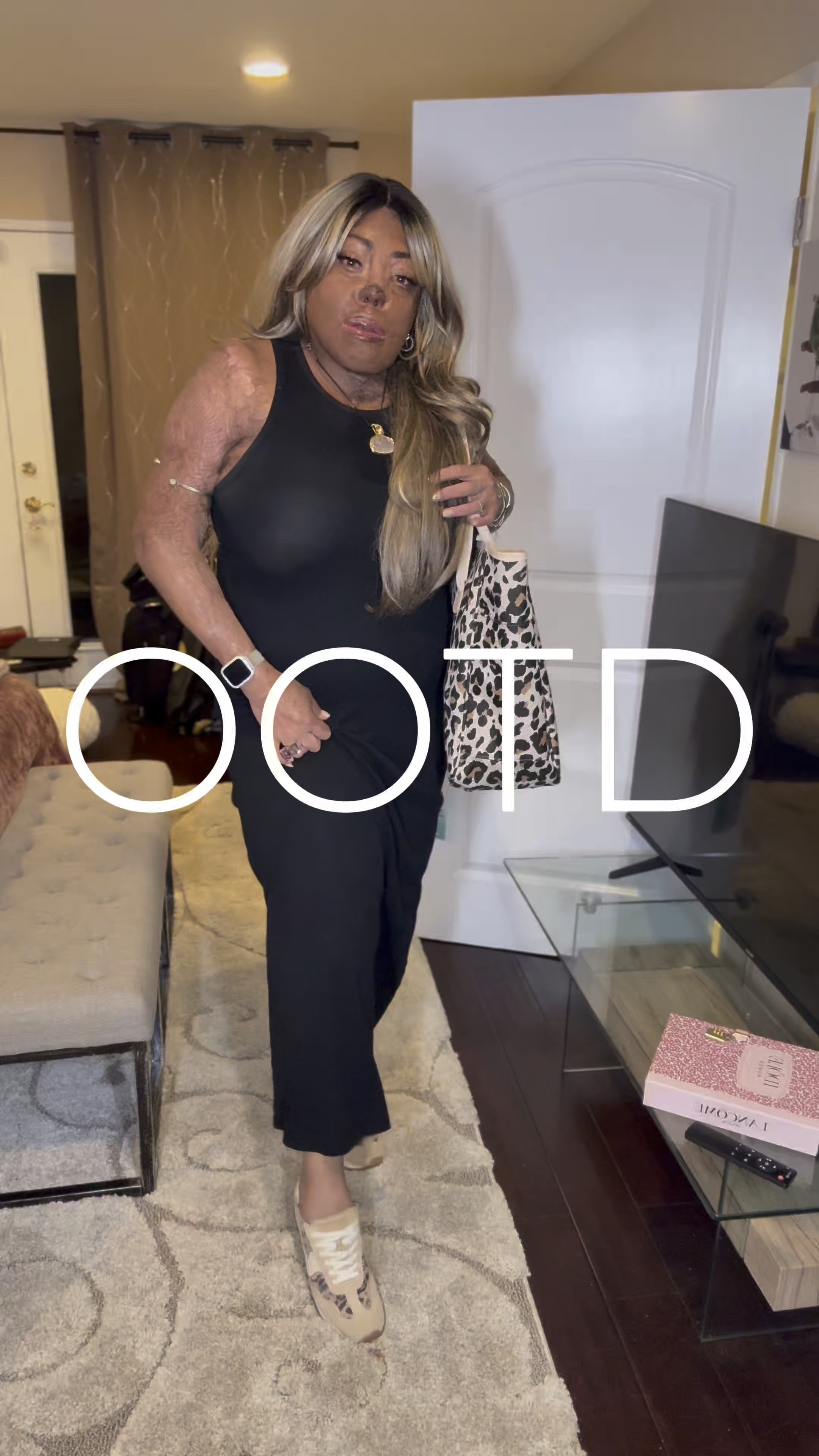 This tank dress by ASOS is true to size. And 5 foot seven and I’m wearing an  Xl..

My leopard print bag is the Tyler Tote by Jon Hart Design. Tagged similar .

I got so many compliments on my hair today thanks to this synthetic curtain bang wig by Free Tress on Hi-Vanilla.

Athleisure, casual dress, maxi dress, dolce vita, leopard shoes

#LTKOver40 #LTKMidsize #LTKWatchNow