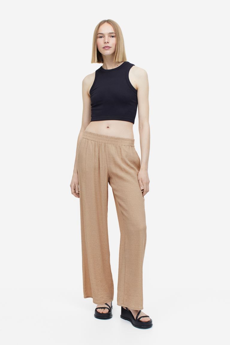 Crêped Pull-on Pants | H&M (US + CA)