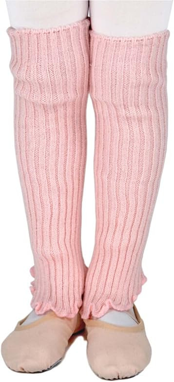 DANCEYOU Ballet Leg Warmers for Girls Toddler Teens Stirrup Ankle Warmers Knitted Socks for Dance... | Amazon (US)