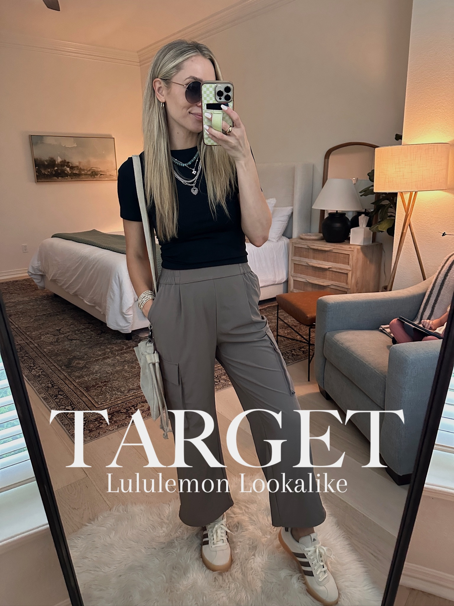 These Target 🎯 pants are a Lululemon lookalike for WAY less! 🙌🏼 I’m wearing a size small / my tts. The listing looks different because they have a cinch at the bottom to create a jogger look. ✨ 

Plus this top is a skims look for less too!!  

#LTKTravel #LTKStyleTip #LTKFindsUnder100