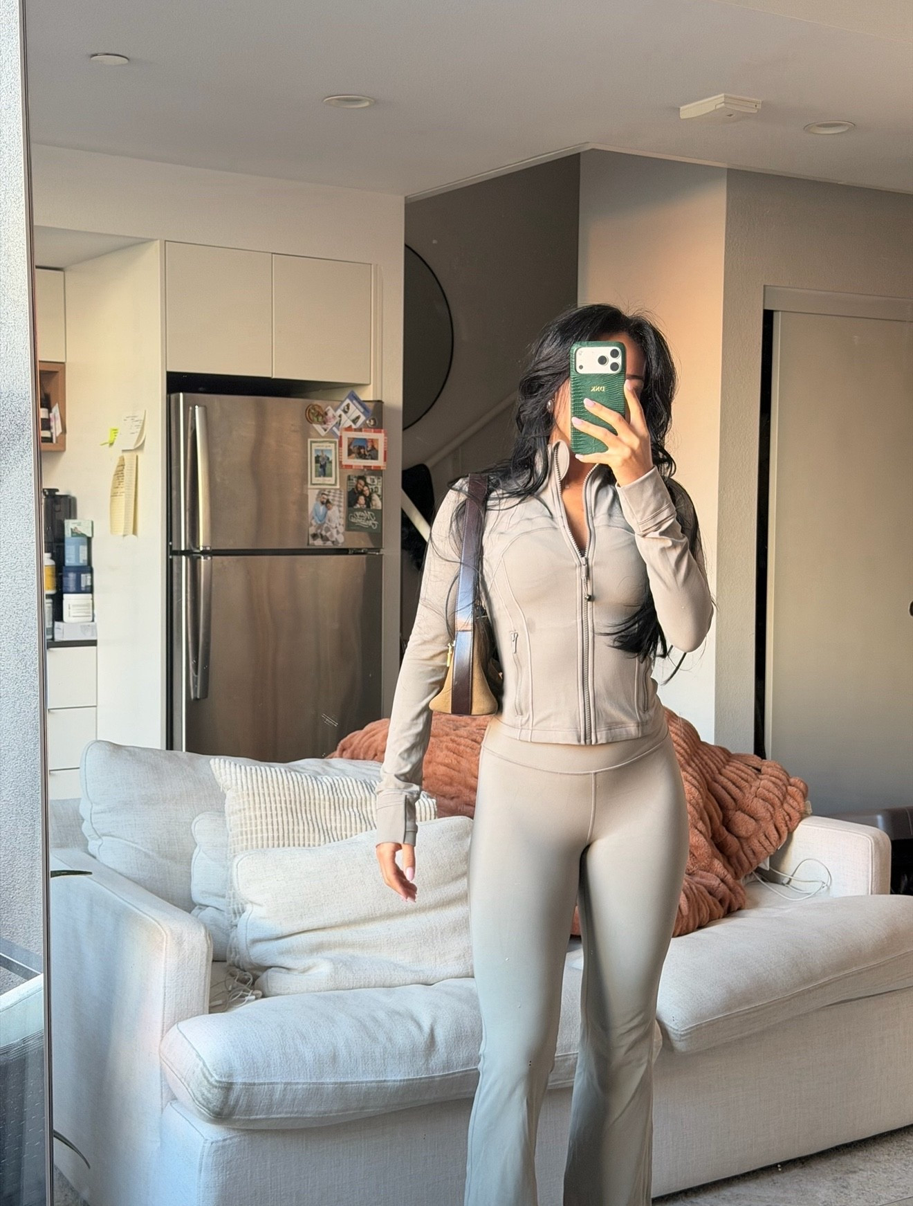 OOTD! Comfy and stylish 🤍 This color is low in stock, so I’ve linked some similar items! 🔗 

#LTKdayinmylife #LTKootd #LTKfitnessgoals