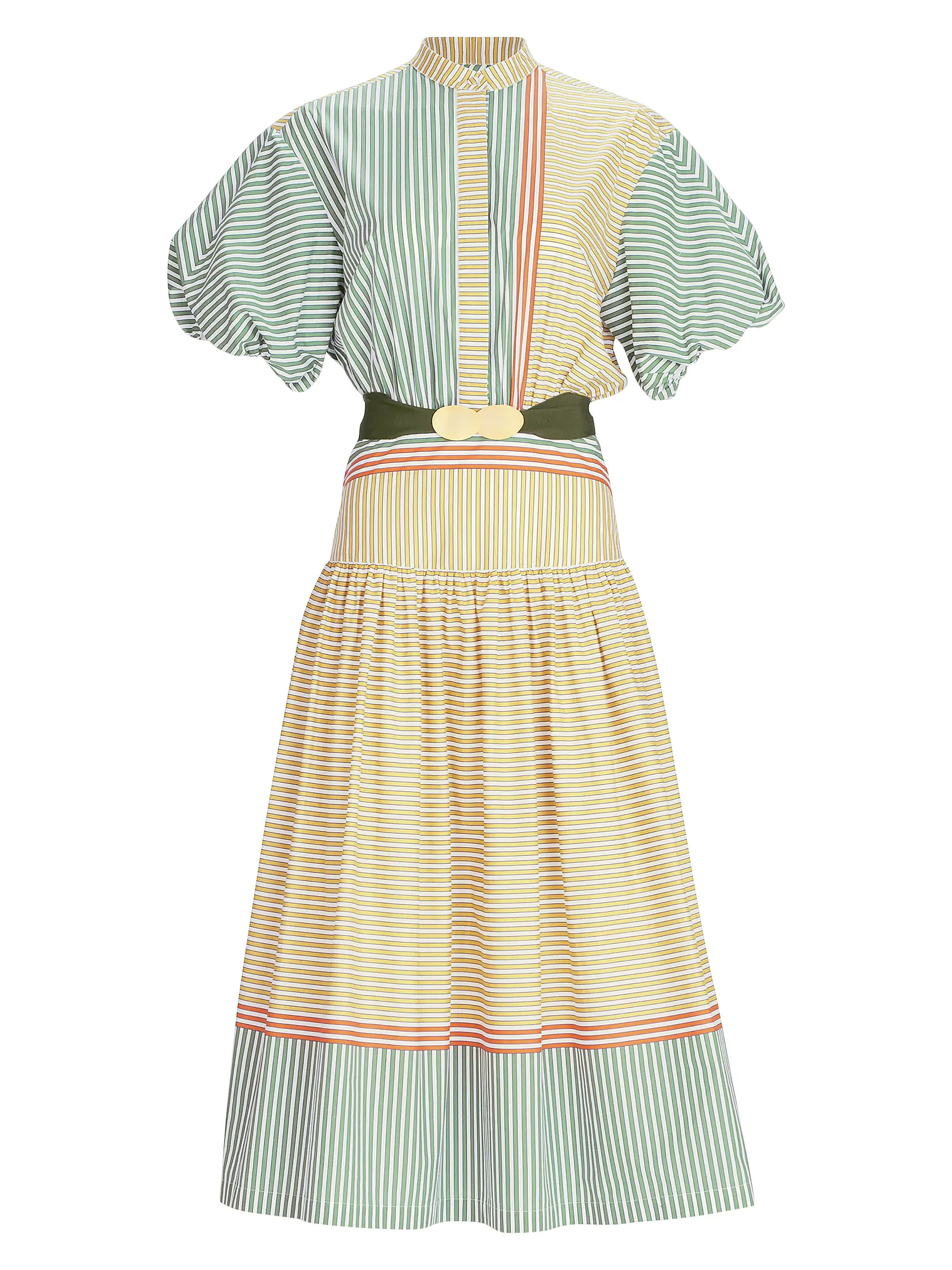 Jil Striped Midi-Shirtdress | Saks Fifth Avenue