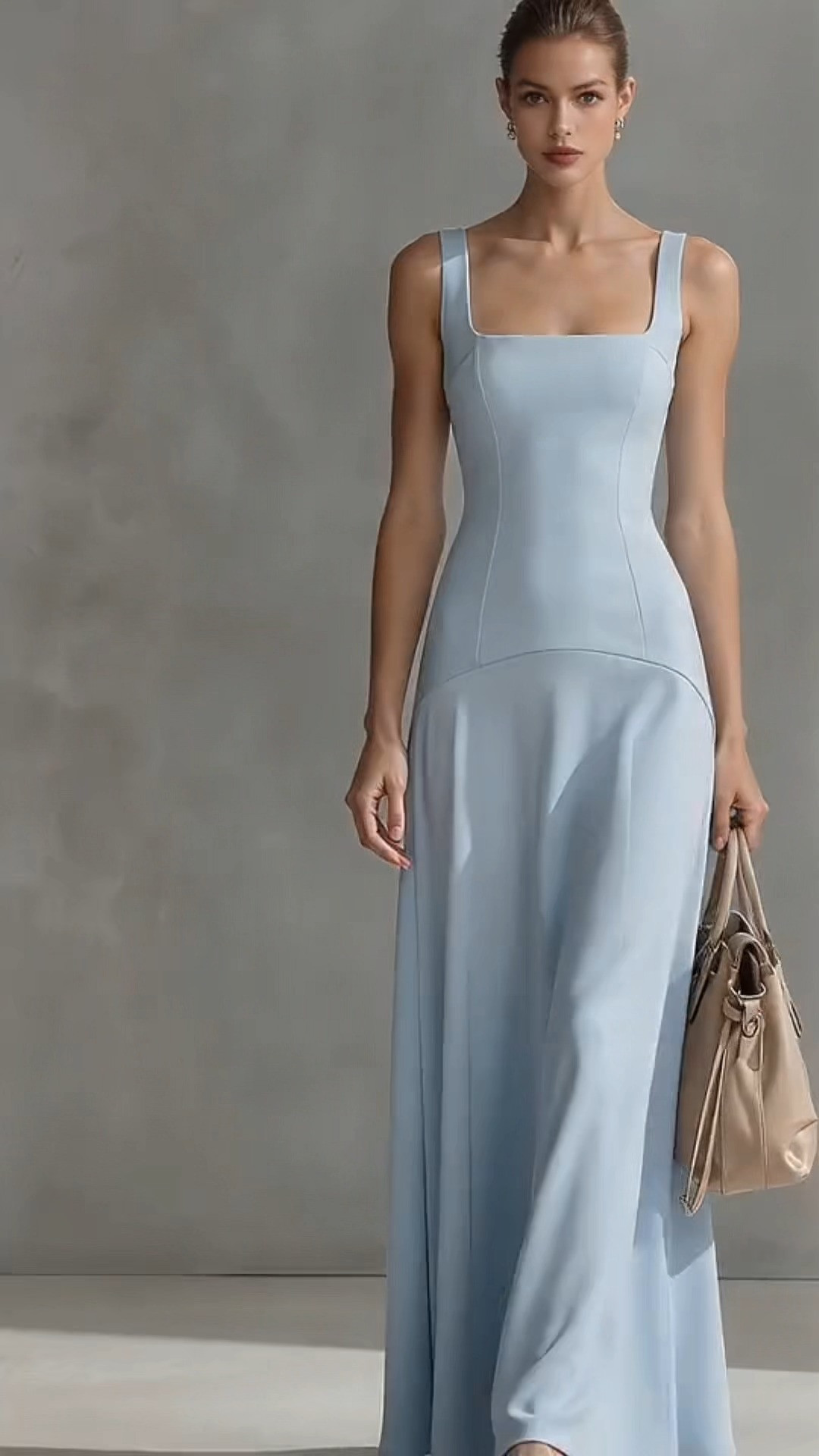Timeless Minimalist Light Blue Square‑Neck Sleeveless Maxi Dress

#LightBlueDress #SquareNeckMaxi #PreFallOutfit #ElegantDresses #MinimalistFashion 

 #LTKootd #LTKOver40 #LTKWedding