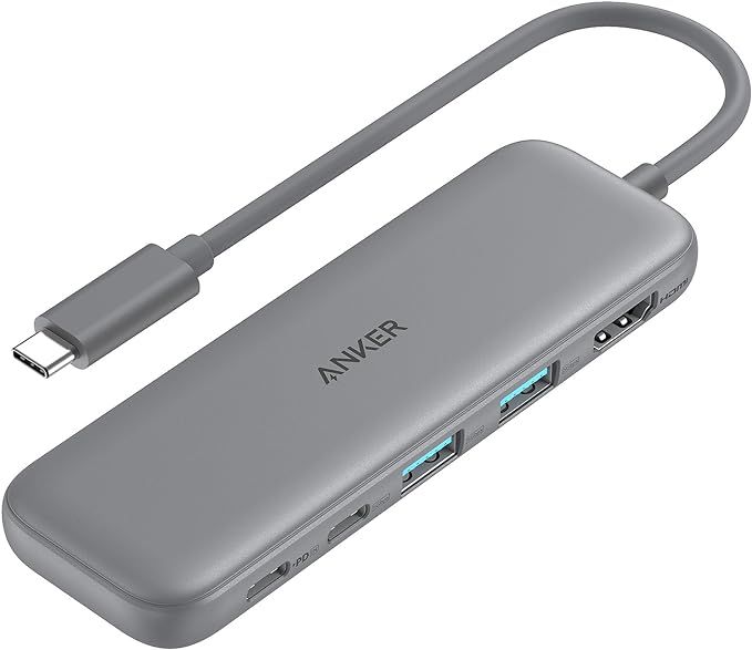 Anker 332 USB-C Hub (5-in-1) with 4K HDMI Display, 5Gbps USB-C Data Port and 2 5Gbps USB-A Data P... | Amazon (US)