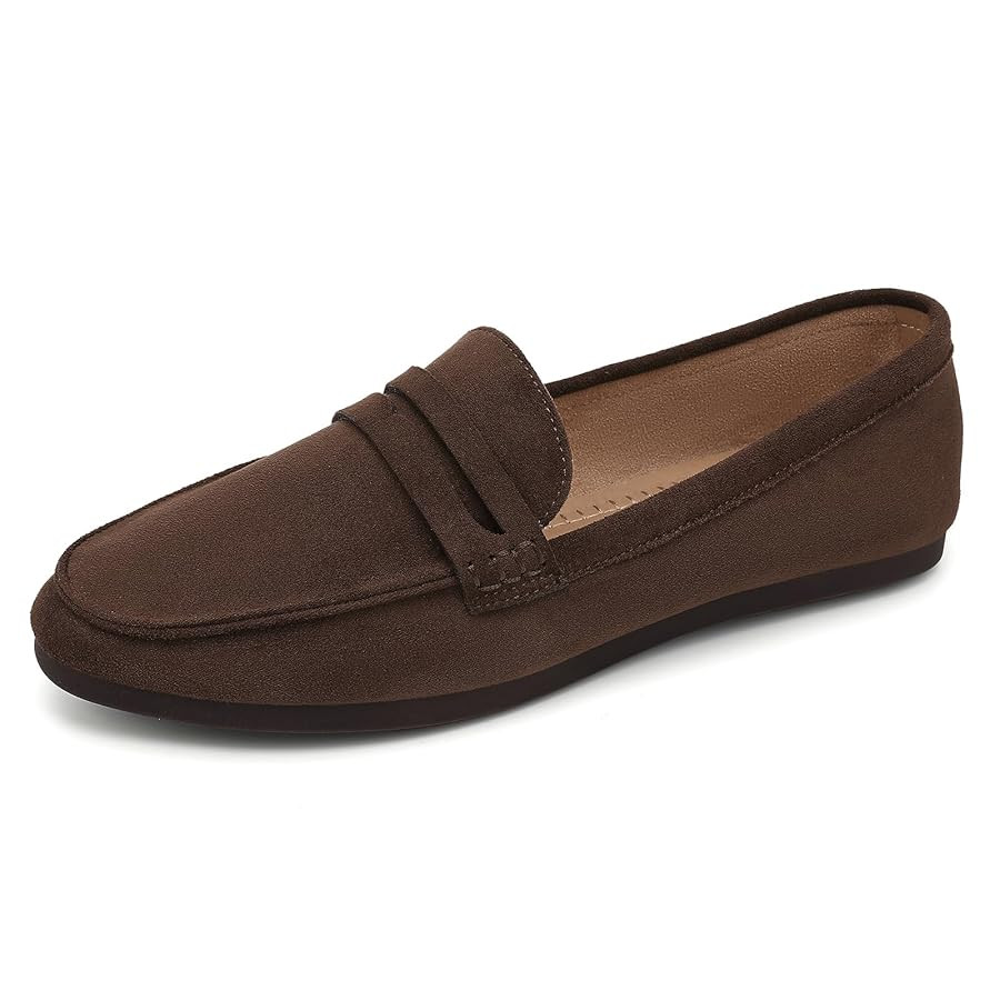 UBFEN Womens Penny Loafers Comfortable Lightweight Walking Flats Slip On Shoes for Work and Leisu... | Amazon (US)