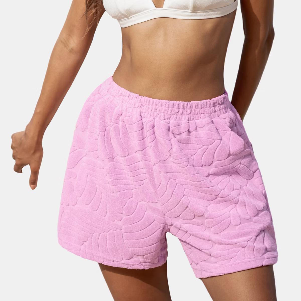 Women's Stylish Textured Swim Shorts for Beach Daze - Cupshe | Target