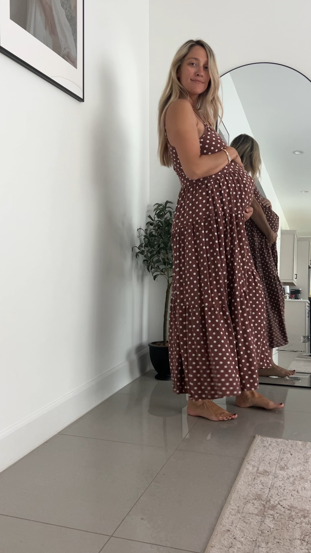 The easiest maternity (or not) outfit to throw on and go. Currently on sale. My bracelets are still 30% off, too! #bumpfashion #maternity #pregnant #summerfashion #maxidress

#LTKbump #LTKVideo #LTKstyletip