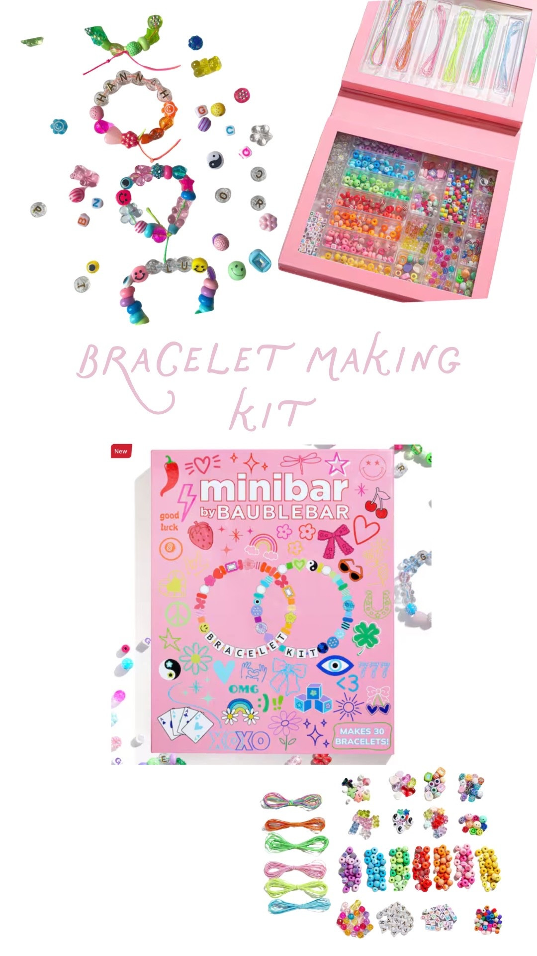 baublebar bracelet making kit for kids $19.99 @ michael’s rn 💘🦄🍓🌷☯️