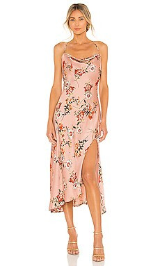 ASTR the Label Gaia Dress in Dark Blush Floral from Revolve.com | Revolve Clothing (Global)