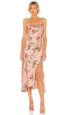 ASTR the Label Gaia Dress in Dark Blush Floral from Revolve.com | Revolve Clothing (Global)