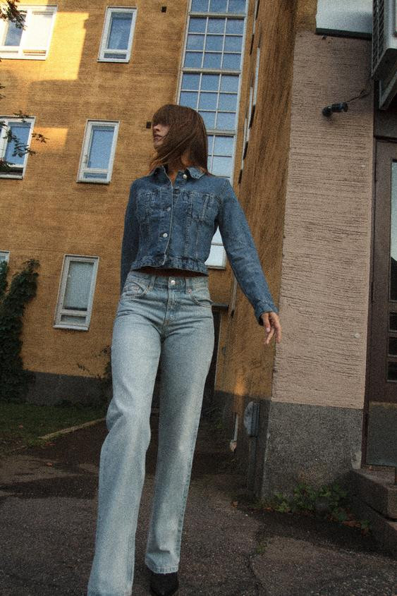 TRF MID-RISE WIDE LEG JEANS | Zara US