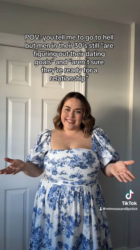 Bffr Jeff 😂 Let’s call a spade, a spade. You’re on dating apps for a hook up. 😅

At least my dress is one of my best sellers of 2024! I would say I sized down to the XL and it’s everything! I have a few dresses in this style and they last forever! Unlike your situationship 🫶🏼

You can shop my dress on my LTK! 💕





#LTKPlusSize #LTKSeasonal #LTKMidsize