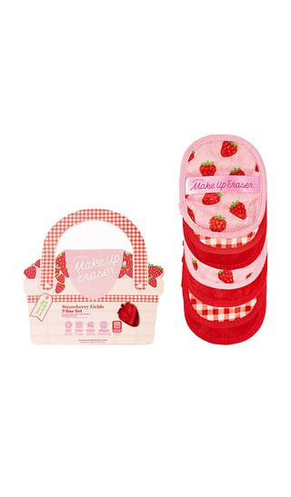 MakeUp Eraser 7-day Makeup Eraser Set in Strawberry Fields. | Revolve Clothing (Global)