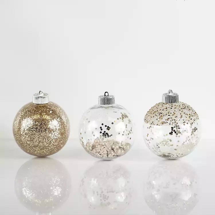Glitter Filled Christmas Ornaments | Kirkland's Home
