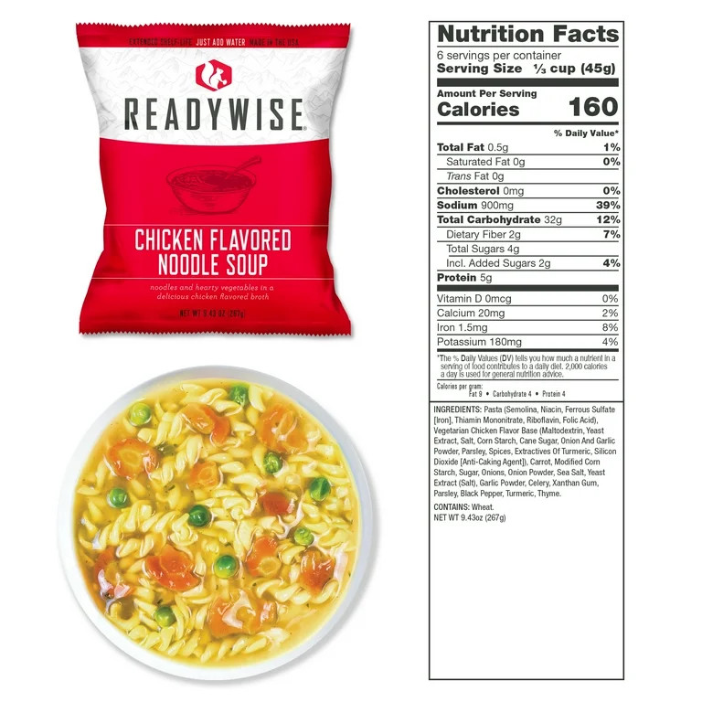 ReadyWise PREP STORAGE MEAL for BACKPACKING and CAMPING, 100 Serving Emergency Food Supply Bucket | Walmart (US)