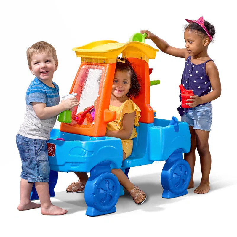 Step2 Car Wash Splash Center Outdoor Toddler Water Table & Reviews | Wayfair | Wayfair North America
