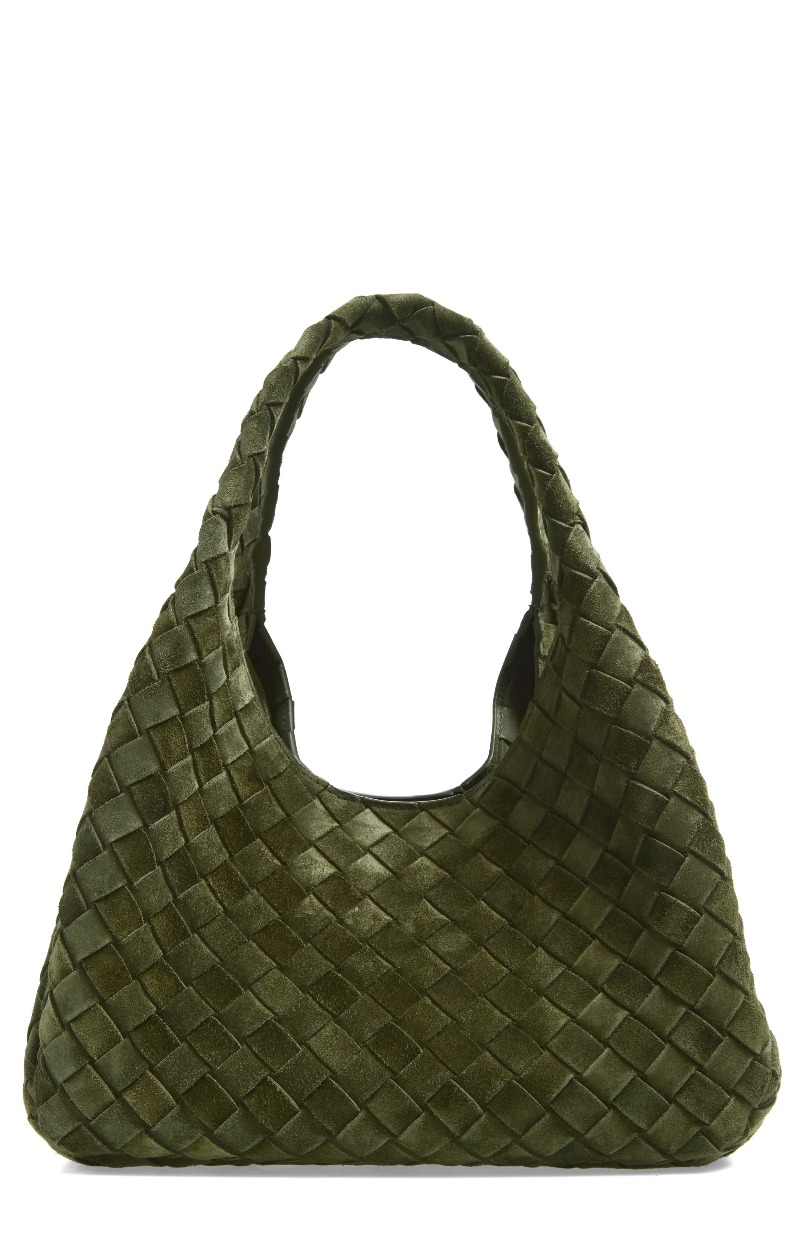 Bottega Veneta Small Campana Intrecciato Suede Tote (Women) | Nordstrom | Nordstrom