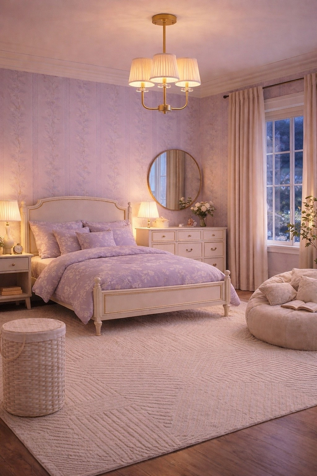 Dreamy Nighttime Bedroom Glow You’ll Want to Copy 🌙💜 Cozy Lilac Room

Shop the room beloww

#LTKmomlife #LTKU #LTKHome