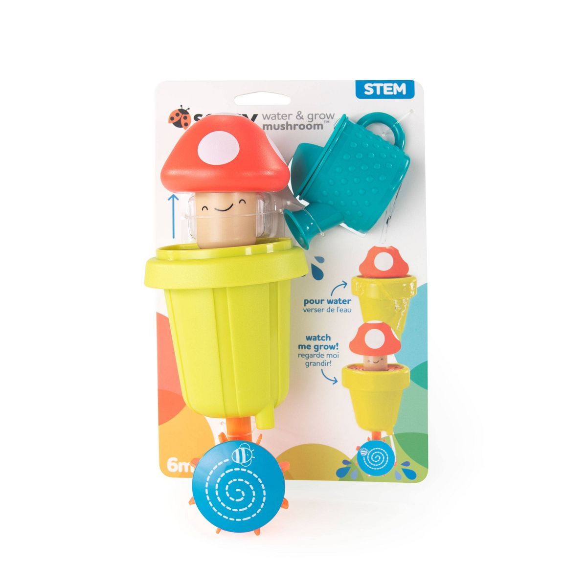 Sassy Toys Water and Grow Mushroom Bath Toy | Target
