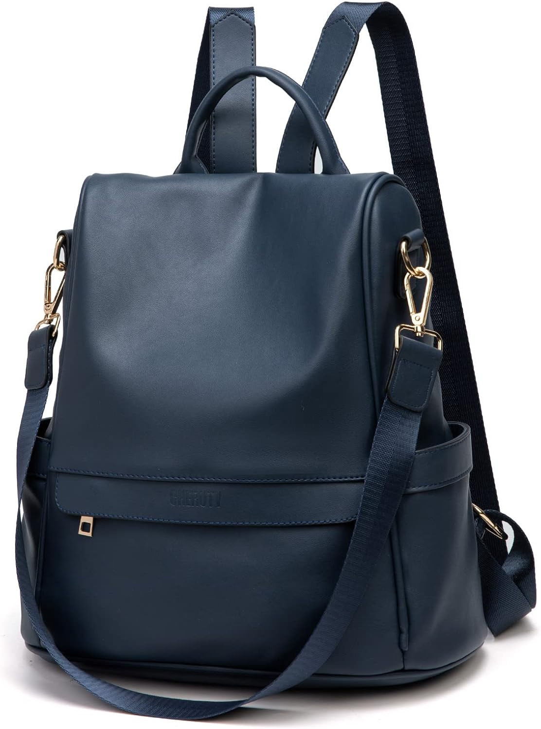 CHERUTY Women Backpack Purse PU Leather Anti-theft Casual Shoulder Bag Fashion Ladies Satchel Bag... | Amazon (US)