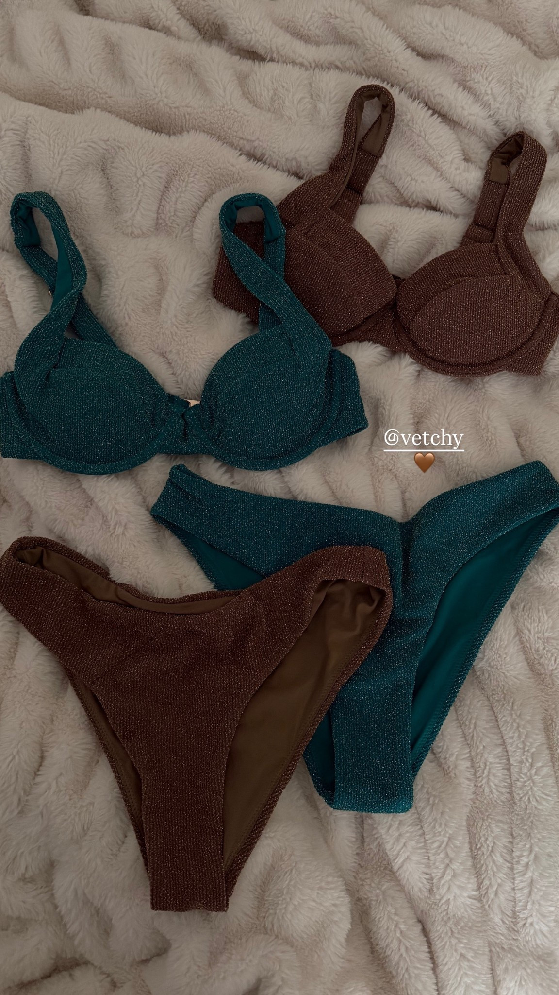 Vetchy bikinis 👙 I did small top small bottom 

#LTKspringtrends #LTKSwim #LTKspring