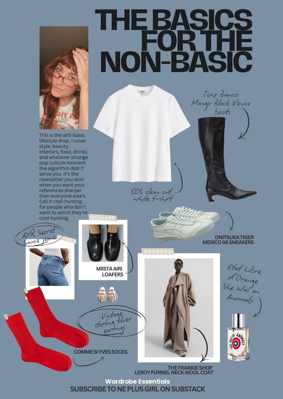 Build a 2026 capsule wardrobe with elevated basics that look polished and current. Start with a structured white tee and great fitting denim, then add a knee high black boot for instant line. Balance it with sleek slim sneakers for everyday wear and a modern loafer for a tailored finish. Use red socks as the small pop that makes neutrals feel intentional. Finish with vintage sterling silver earrings for a lived in shine, a funnel neck wool coat for a strong silhouette, and a signature fragrance to tie the whole uniform together.

📌 2026 capsule wardrobe, wardrobe staples 2026, elevated basics, minimalist outfit ideas, white tee outfit, best denim for women, knee high black boots, slim sneakers, loafers outfit, red socks trend, vintage silver jewelry, wool coat outfit, signature scent, quiet luxury style, model off duty outfits

#LTKGiftGuide