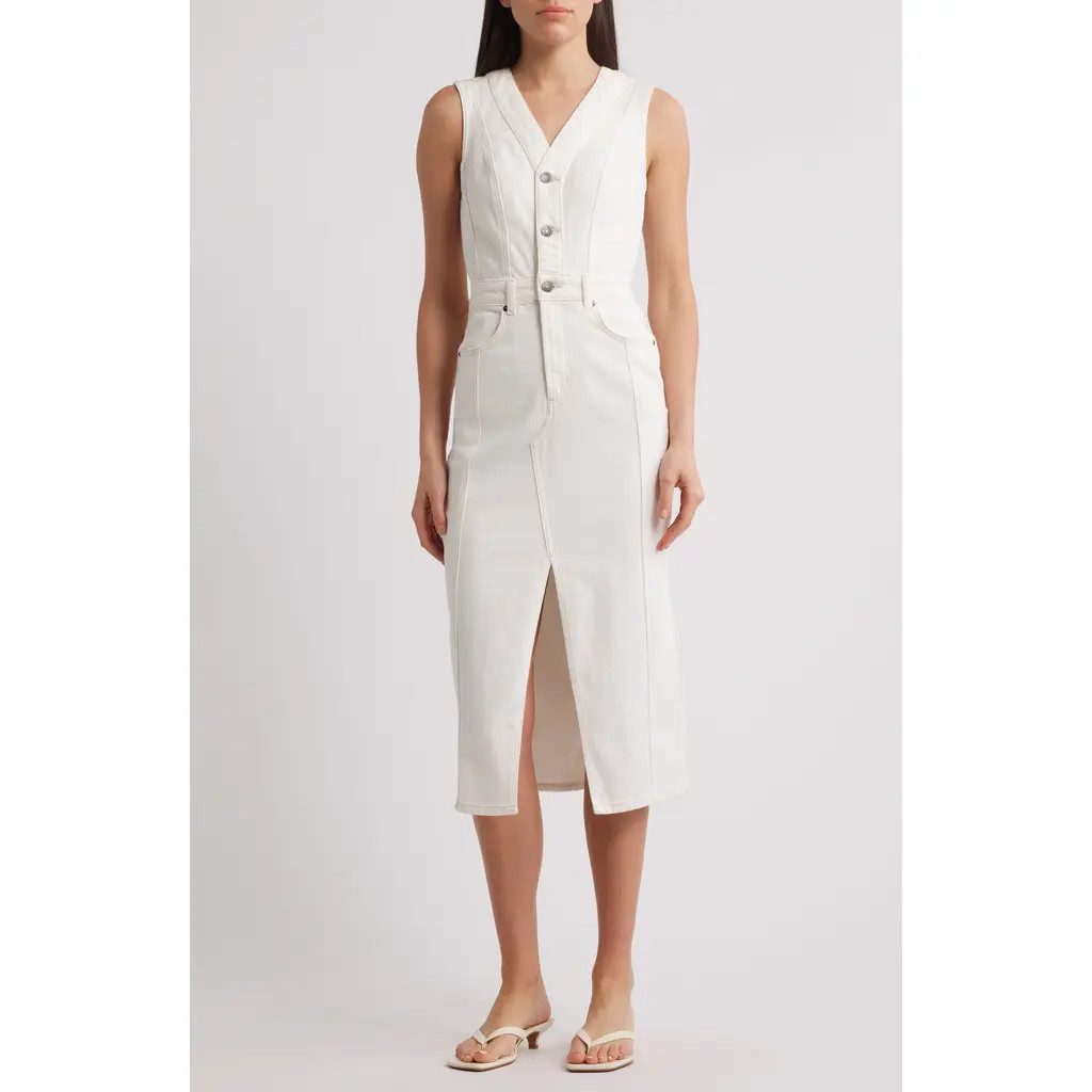 Rails Westwood Sleeveless Denim Dress in Vintage Ecru at Nordstrom Rack, Size Xx-Small | Nordstrom Rack