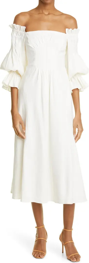 Cult Gaia Ida Off the Shoulder Midi Dress | Nordstrom | Nordstrom