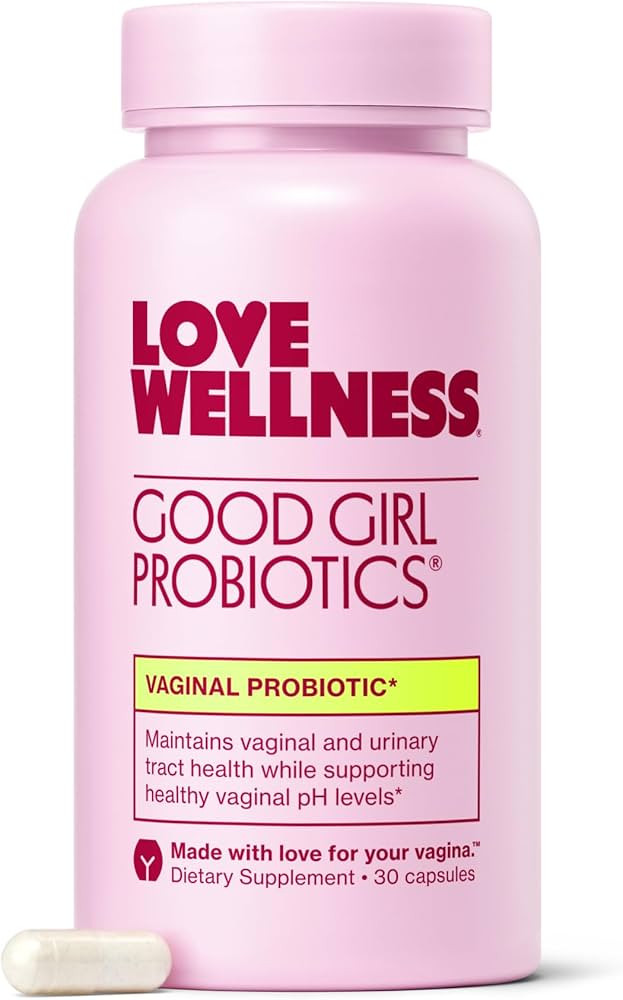 Love Wellness Good Girl Probiotics | Women’s Vaginal Health & pH Balance Supplement | 9-Strain ... | Amazon (US)