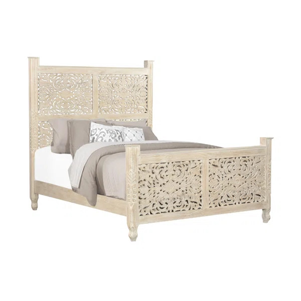 Mazlum Solid Wood Standard Bed | Wayfair North America