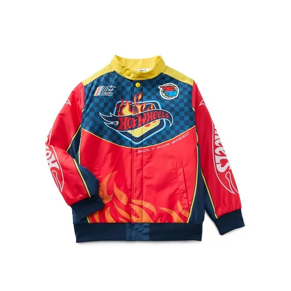 Hot Wheels Boy's Bomber Jacket, Sizes 4-12 | Walmart (US)