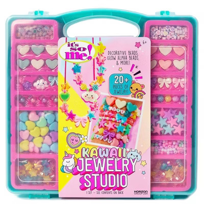 It's so Me Kawaii Cute Jewelry Studio: Craft Kit with Beads & Elastic Cord, Ages 6+, Christmas Gi... | Target