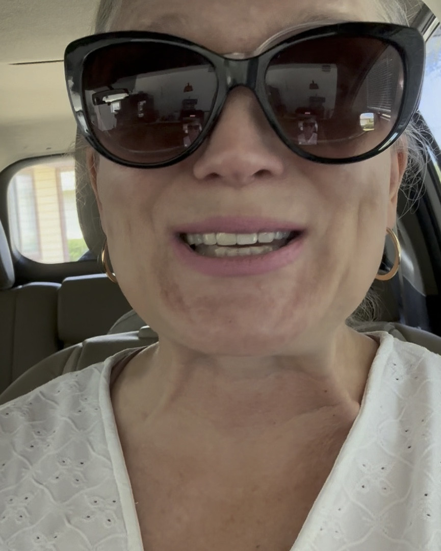 Great end of summer & travel blouse from @walmart! Packs easily and fits beautifully. I’m wearing medium but I could size down to small. @shannonskiptomylife @walmartcreator 

#LTKOver40 #LTKMidsize #LTKVideo