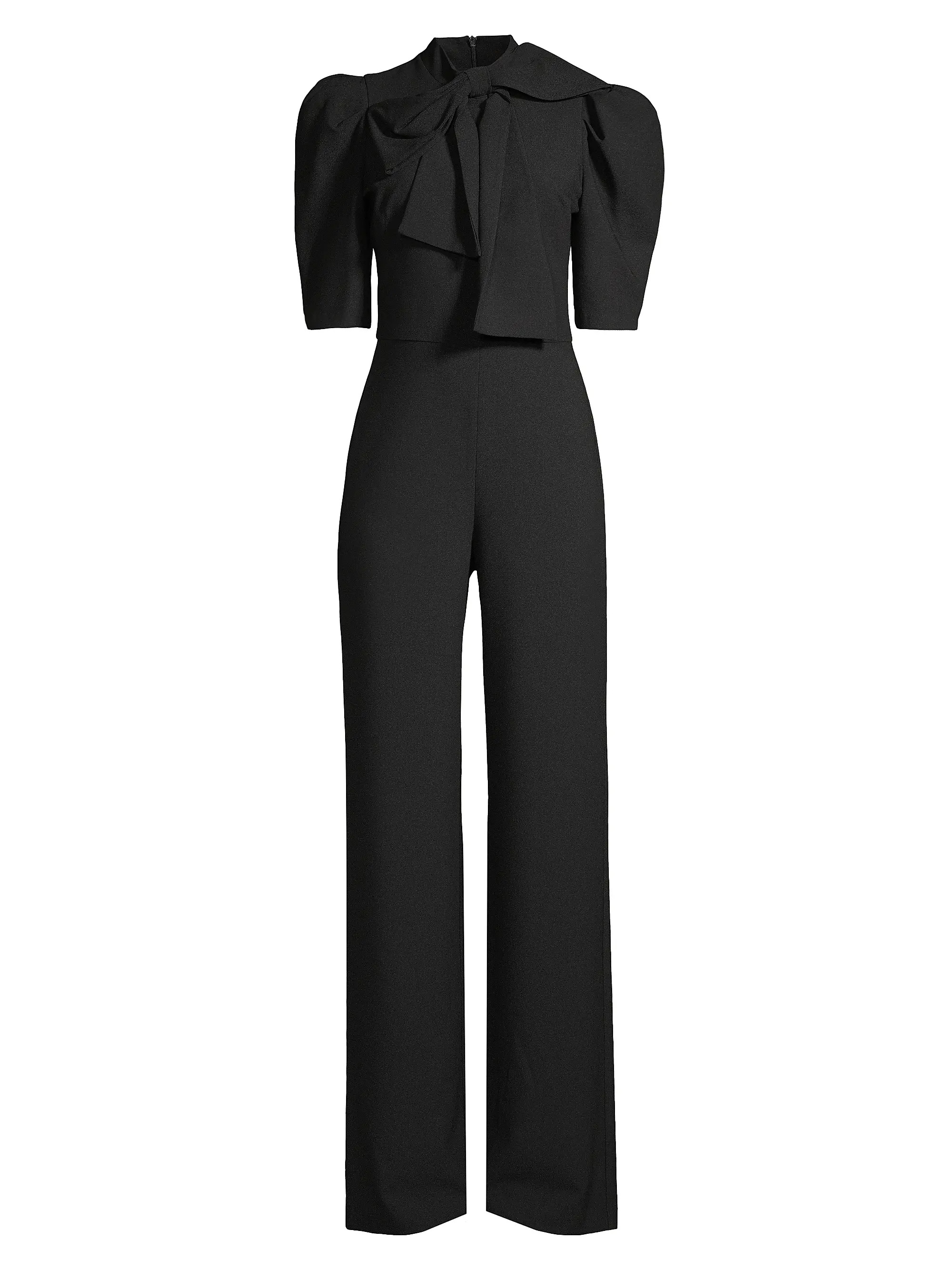 Ara Bow Puff-Sleeve Jumpsuit | Saks Fifth Avenue